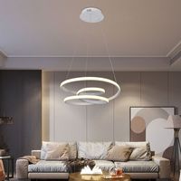 Lampara Colgante Led Mirage Aluminio Blanco