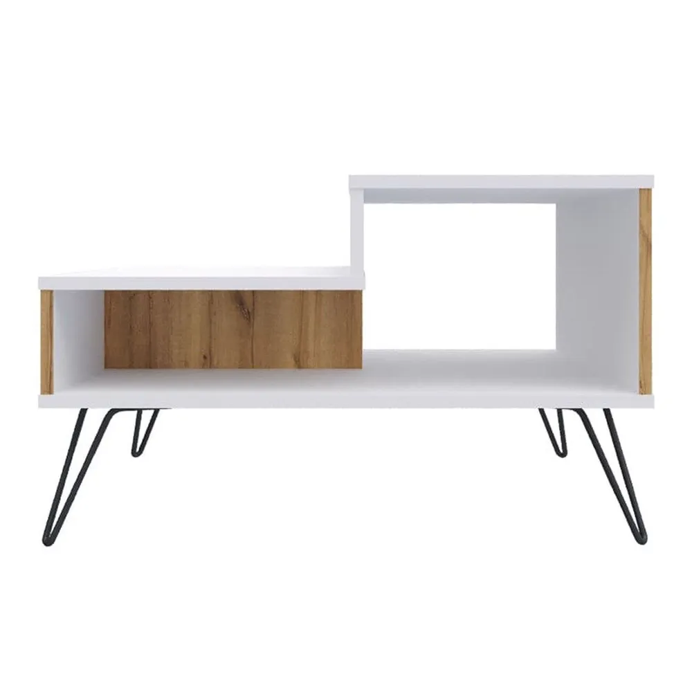 Mesa De Centro Rectangular Egil Madera Multicolor