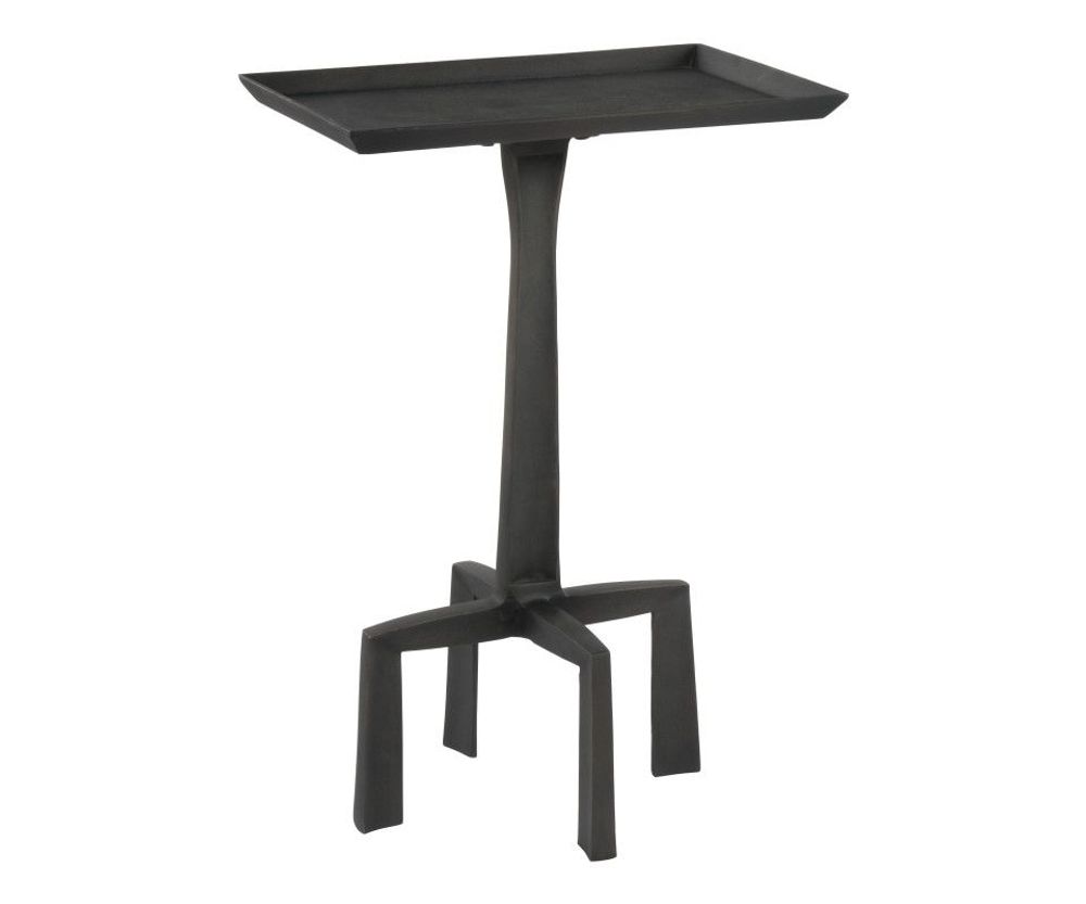 Mesa Lateral Micah Metal Negro