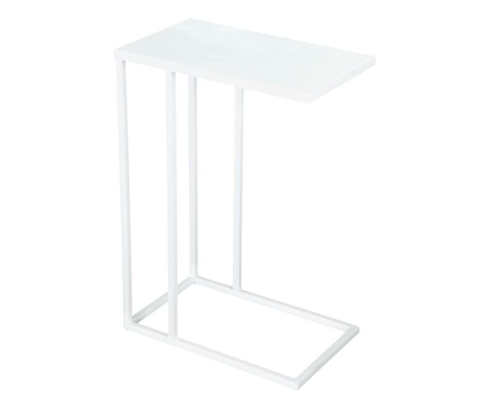 Mesa Auxiliar Rectangular Atom Metal Blanco