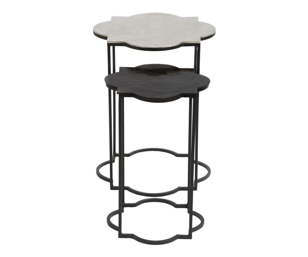 Mesa Ocasional Otros Brighton Metal Negro