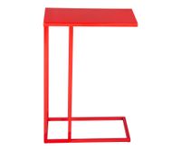 Mesa Auxiliar Rectangular Atom Metal Rojo