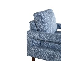 Sillón Ocasional  Olaf Leopardo Azul