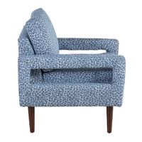 Sillón Ocasional  Olaf Leopardo Azul