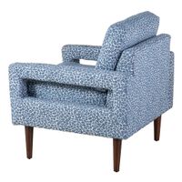 Sillón Ocasional  Olaf Leopardo Azul