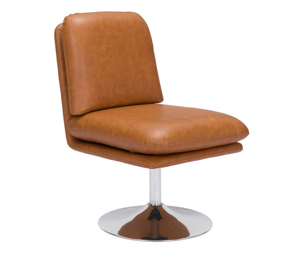 Sillon Ocasional Rory Tejido Café