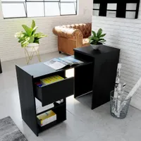 Escritorio Extensible 
 Space Madera Negro