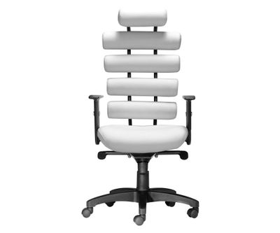 Silla De Oficina Unico Metal Blanco