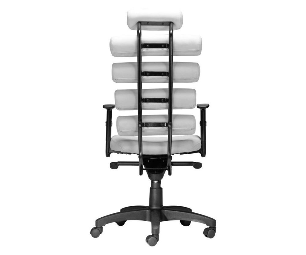 Silla De Oficina Unico Metal Blanco