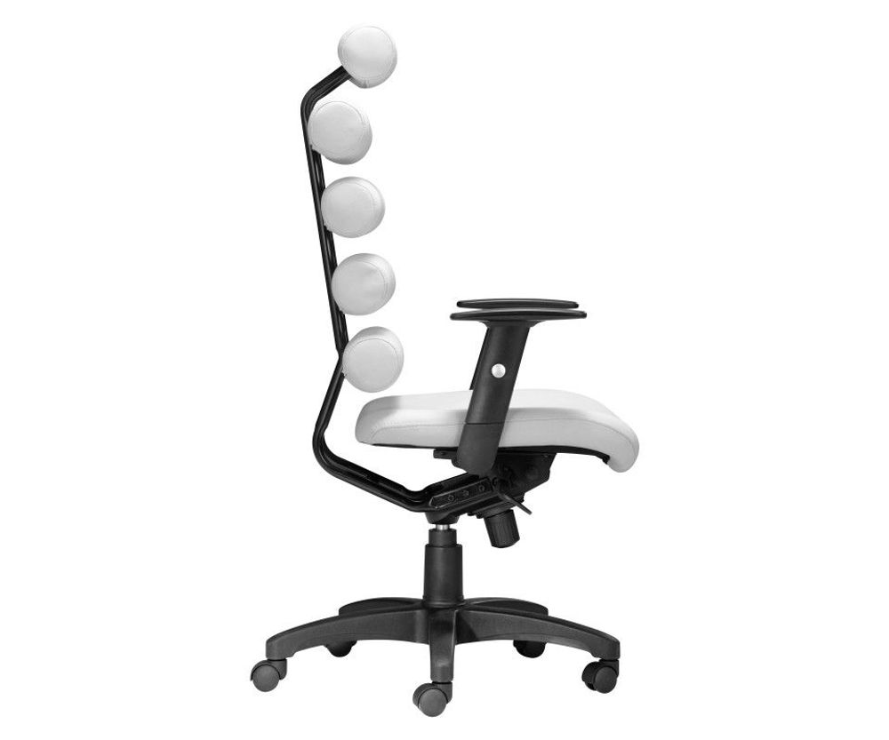 Silla De Oficina Unico Metal Blanco