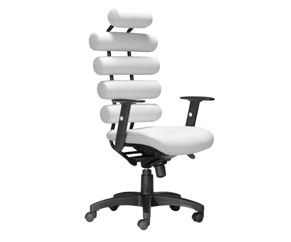 Silla De Oficina Unico Metal Blanco