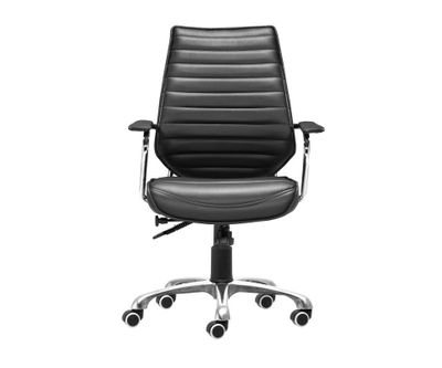 Silla De Oficina Enterprise Metal Negro