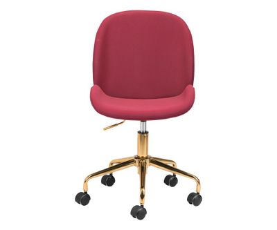 Silla De Oficina Miles Tela Rojo