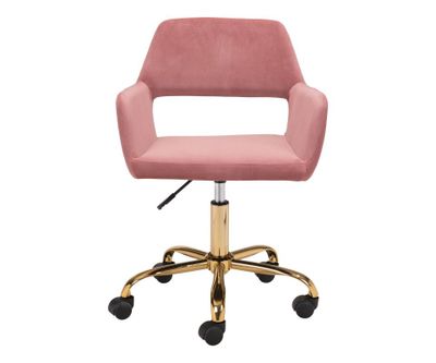 Silla de Oficina Athair Tejido Rosa