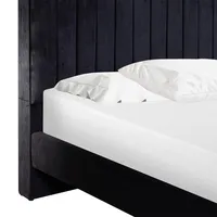 Cama King Size Witt Terciopelo Negro