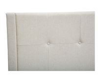 Cabecera King Size Toledo Tela Beige