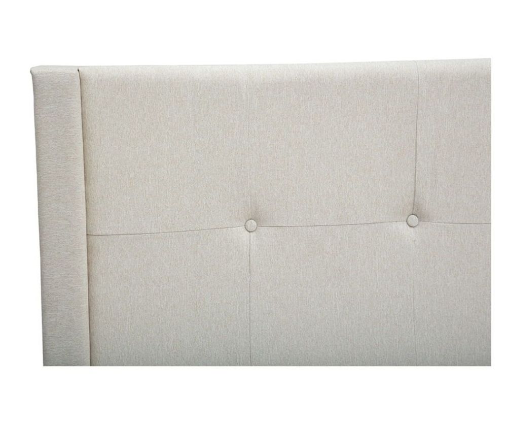 Cabecera Matrimonial Toledo Tela Beige