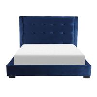 Cama King Size Khali Azul