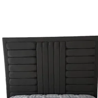 Cama Matrimonial Aydan Gris Oxford