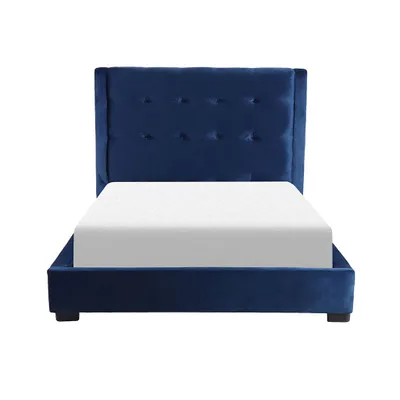 Cama Queen Size Khali Azul