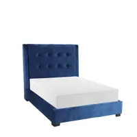 Cama Queen Size Khali Azul