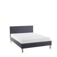 Cama Queen Size Yelome II PL Gris Oxford Linato