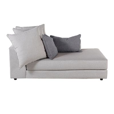 Chaise Long con Brazo Derecho Griffindor Albeni Gris