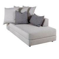 Chaise Long con Brazo Derecho Griffindor Albeni Gris