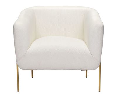 Sillon Micaela Tela Blanco