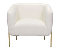 Sillon Micaela Tela Blanco