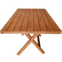 Mesa X 80 cm Rectangular Bosque Madera Caf