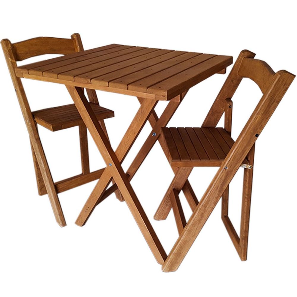 Set De Jardin Bosque Madera Caf