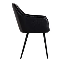 Sillón Ocasional Jelsa Ecopiel Negro