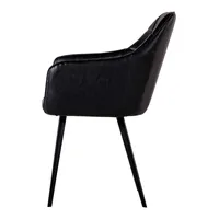 Sillón Ocasional Jelsa Ecopiel Negro