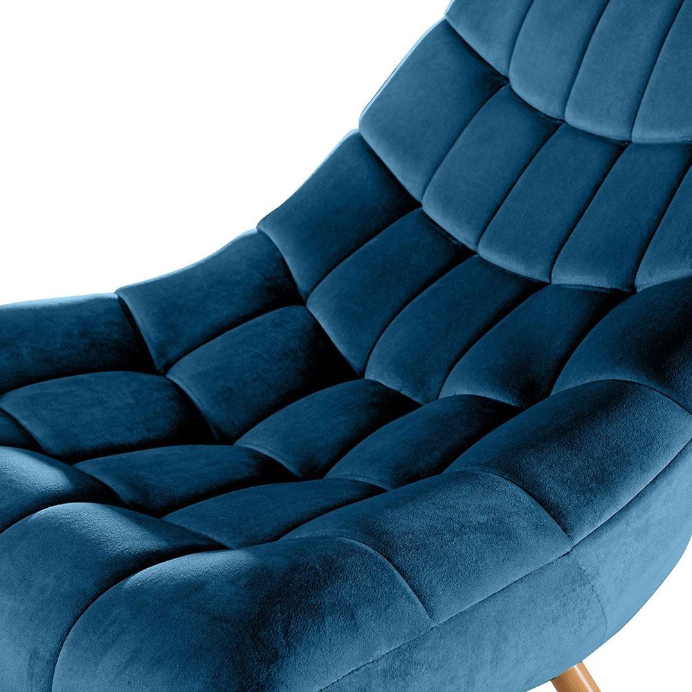 Sillón Ocasional Nook Azul Velvet