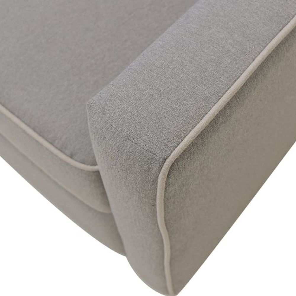 Sillón Reclinable Sunny Gris Con Crema