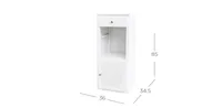 Mueble Auxiliar Daniela Madera Blanco