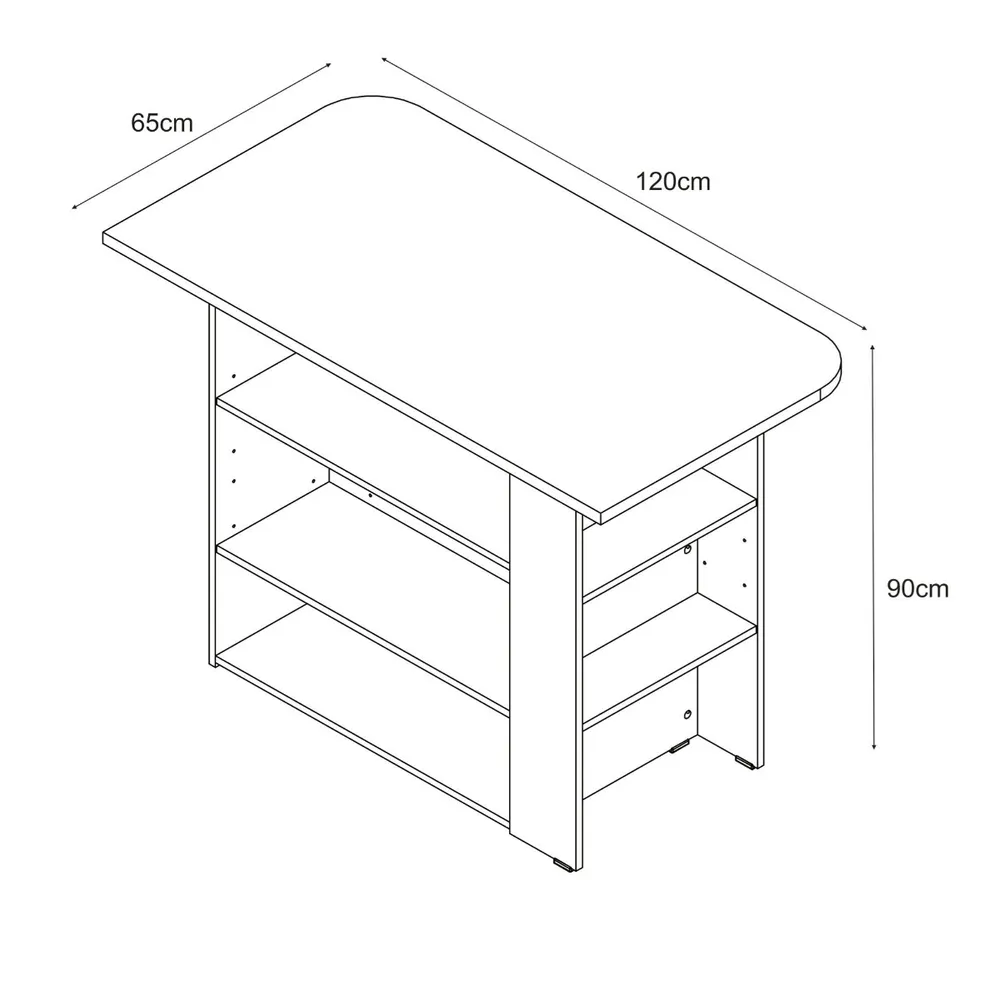 Mesa Antecomedor
 Rectangular Mikasa Madera Café