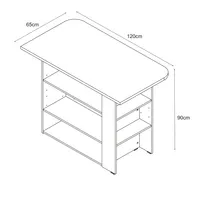 Mesa Antecomedor
 Rectangular Mikasa Madera Café