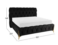 Cama King Size Lenon Negro