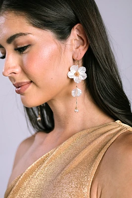 Celine Flower Drop Earrings