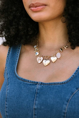 Charlotte Heart Charm Necklace