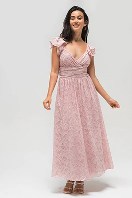 Adele Textured Maxi Dress