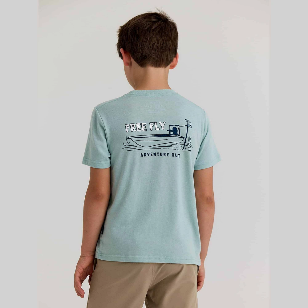 Free Fly Youth Lazy Tides Short-Sleeve Tee