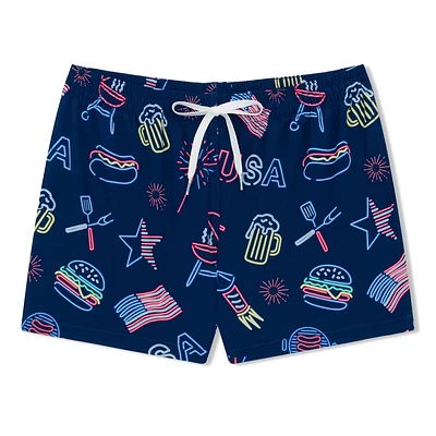 Chubbies Men's Patriotic Lights Swim Trunks - 4" Inseam