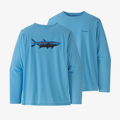 Patagonia Men's Cap Cool Daily Fish Graphic Long Sleeve Shirt