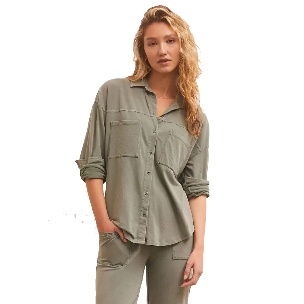 Z Supply Women's Niccola Button Up Top