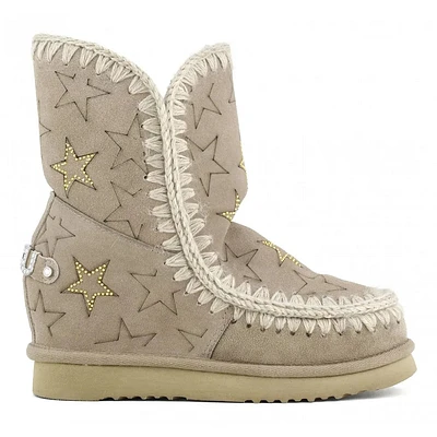 MOU Women's Inner Wedge Lasered Star Boots