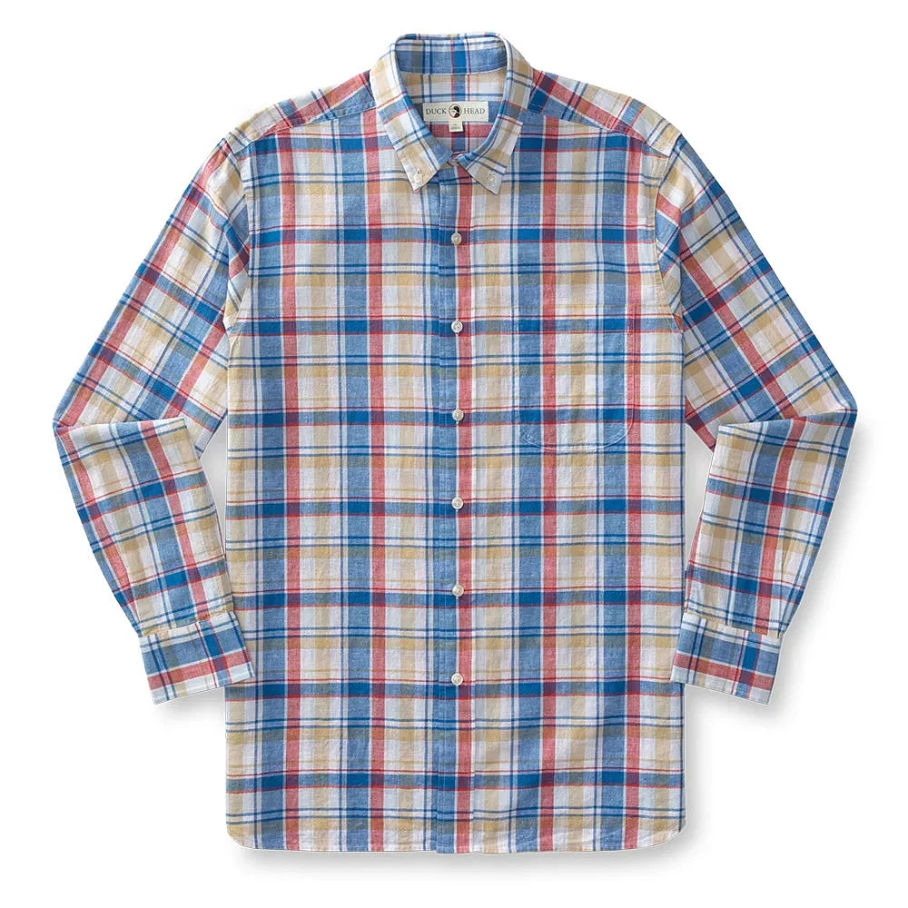 Duck Head Men's Conolly Plaid Oxford Sport Shirt