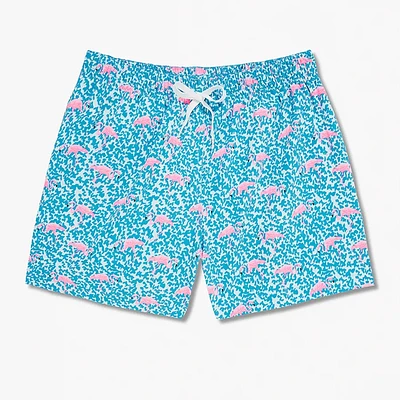 Youth Domingos Are For flamingos Swim Trunks